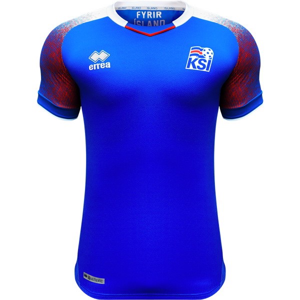 Camiseta Islandia 1ª 2018 Azul